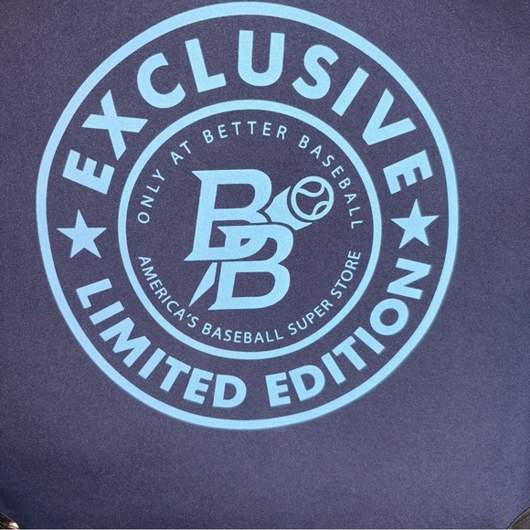 2/$30 Better Baseball Navy Blue Neoprene Drawstring Bag - Picture 4 of 7